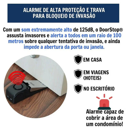 Alarme de Alta Potência e Trava de Portas e Janelas