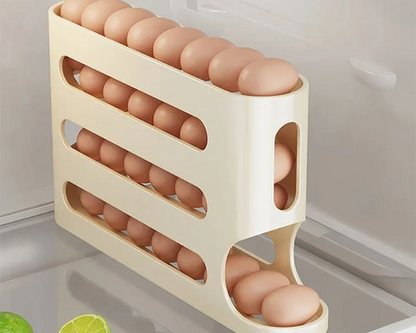Organizador de Ovos Com Rolagem Automática